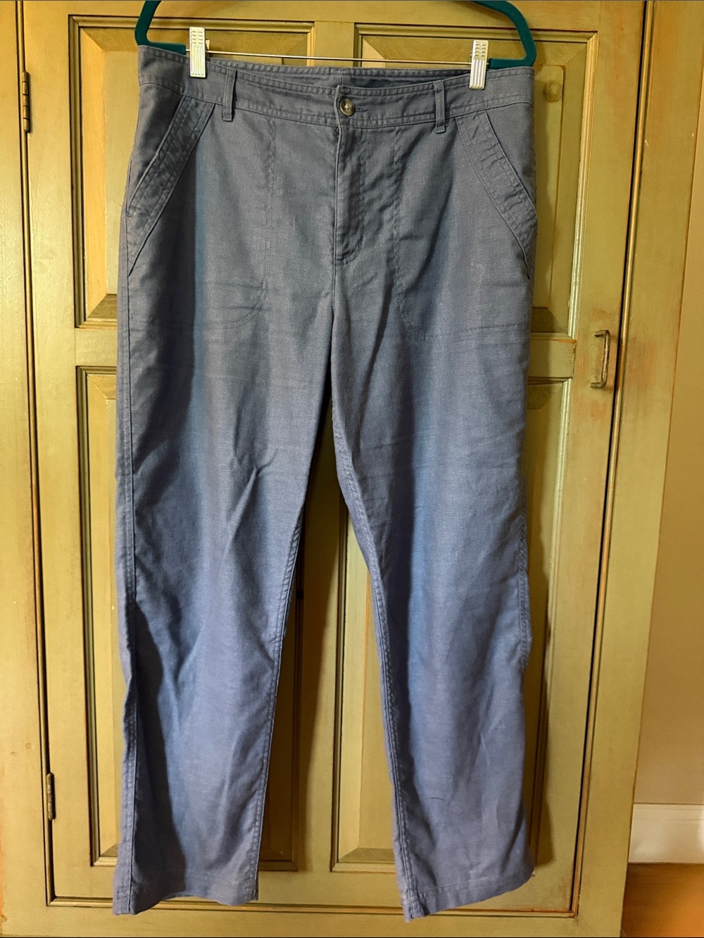 Women's Casual Blue Pants